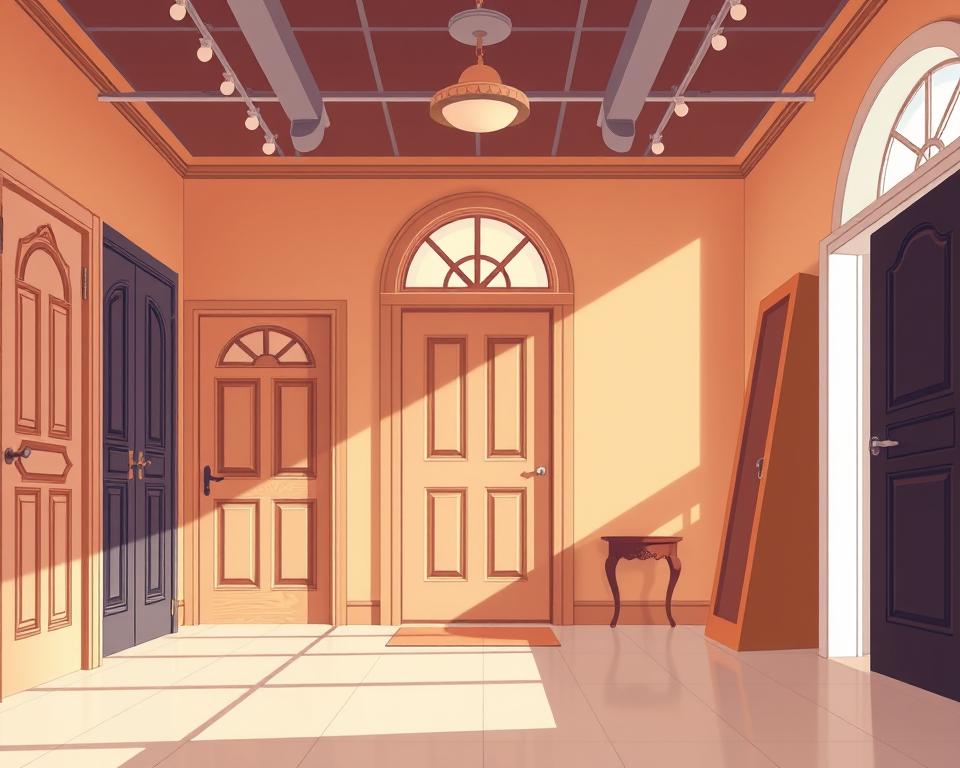 Carving And Detail Work On Wood Doors Exterior