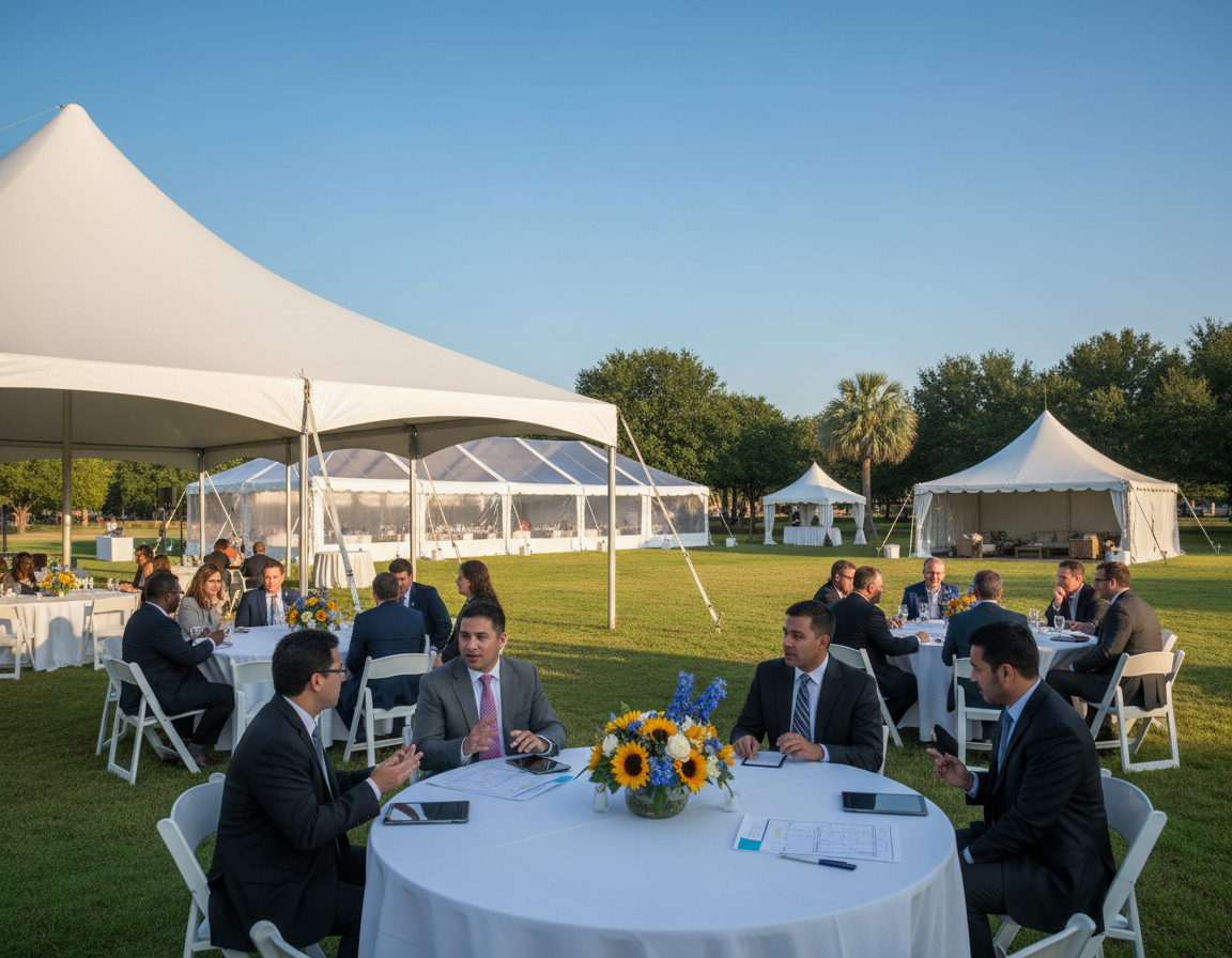 Custom Tent Rental Packages for Weddings, Parties, Fundraisers, and Festivals